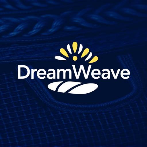 DreamWeave logo featuring stylized threads forming a comfortable seat shape